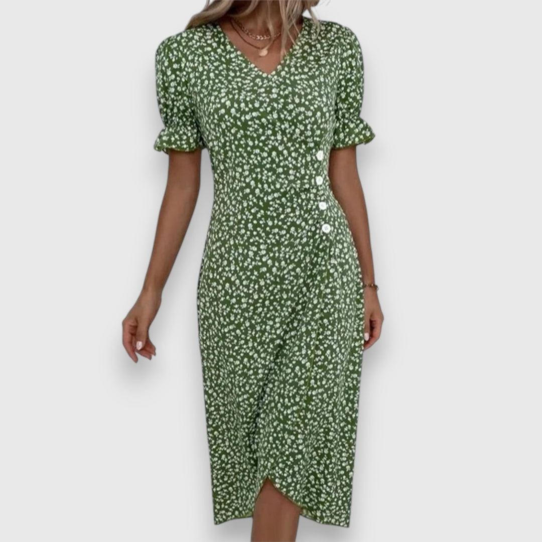 Tessina – Elegancka Kwiatowa Sukienka