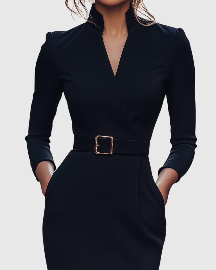 CLARIBEL™ - REFINED MIDI DRESS