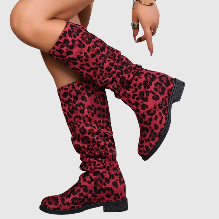 Selah™ - Leopard Mid-Calf Boots