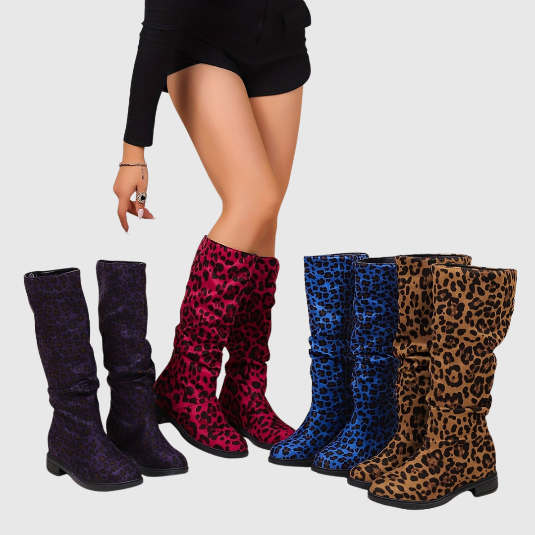 Selah™ - Leopard Mid-Calf Boots