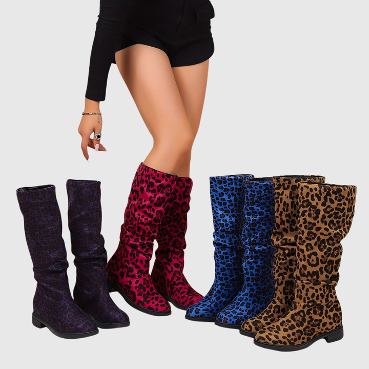 Selah™ - Leopard Mid-Calf Boots