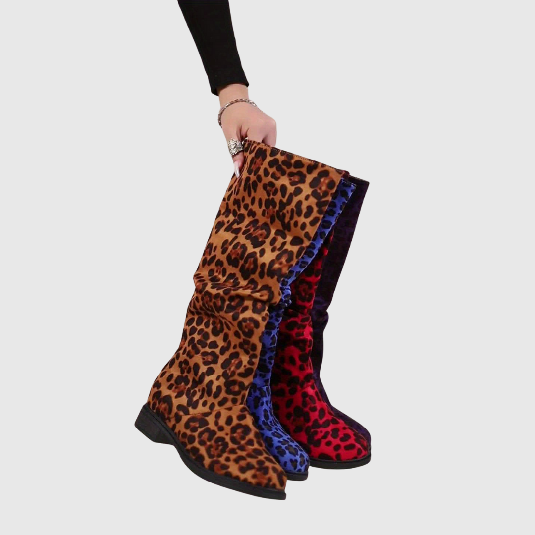 Selah™ - Leopard Mid-Calf Boots