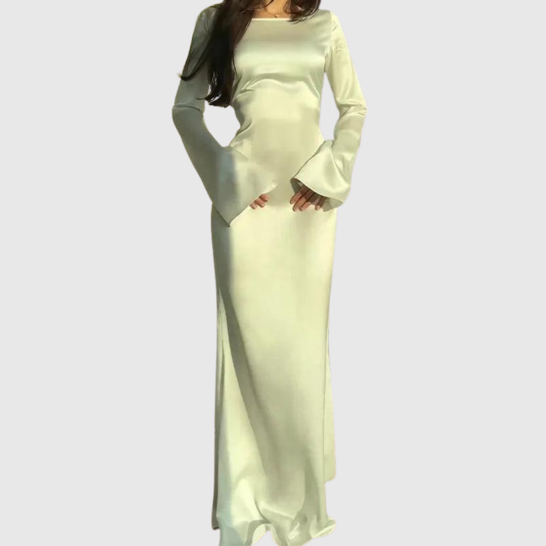 SYBILLA | WINTER LONG-SLEEVE MAXI DRESS