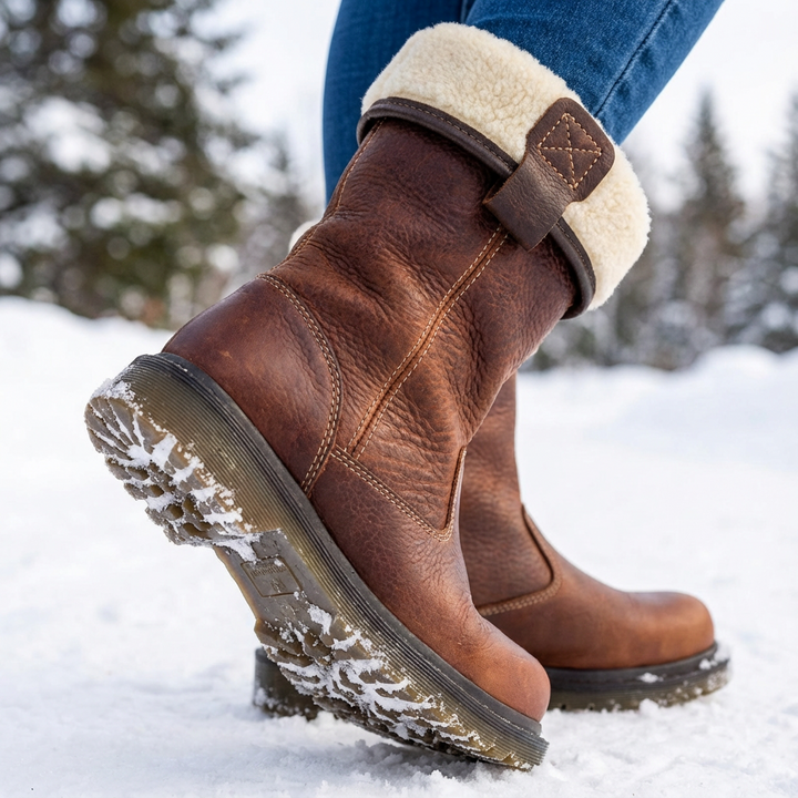 Eliza™ - Warm Leather Winter Boot