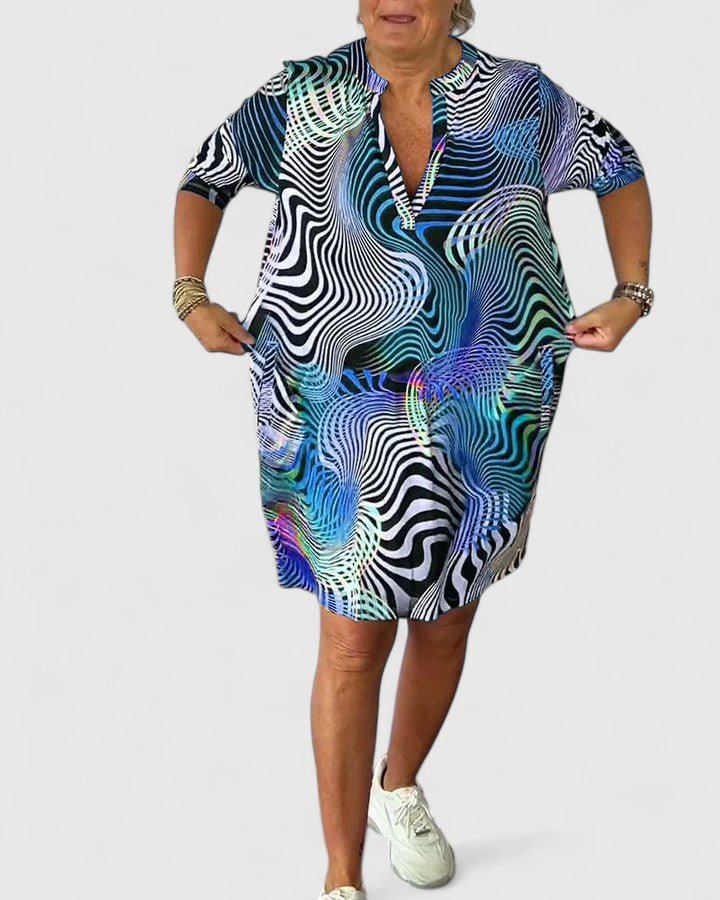 Helinae™ | Stylowa Sukienka z Dekoltem w Kształcie V