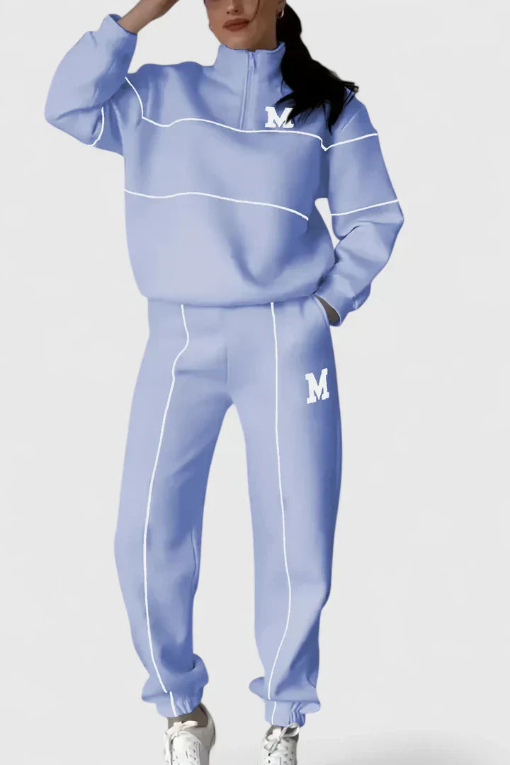 Alessyanna | Wygodny Dwuczęściowy Zestaw Wypoczynkowy