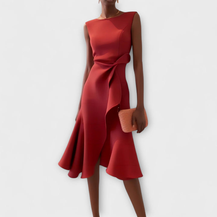 ARIANA™ - PLEATED MIDI DRESS