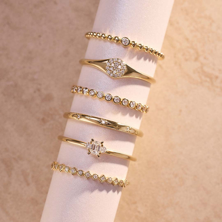 Isavianne | Pierścionek diamentowy 18K Złoto