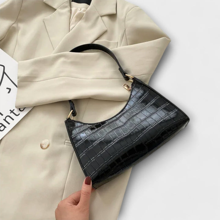 Olivia - Lśniąca Skórzana Torba