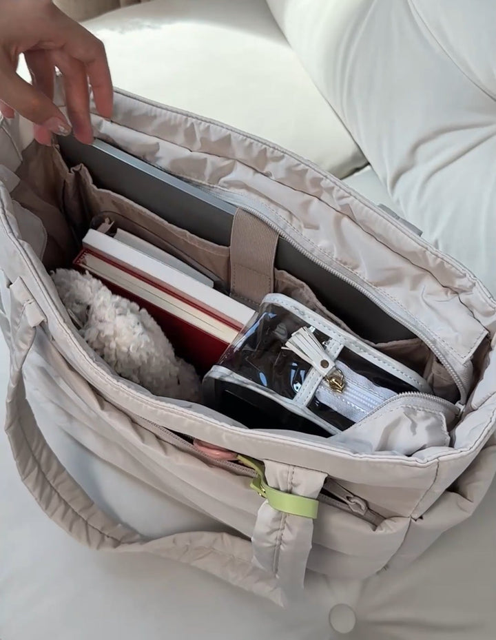 CALYSS | BUBBLE SHOULDER BAG WITH POCKETS