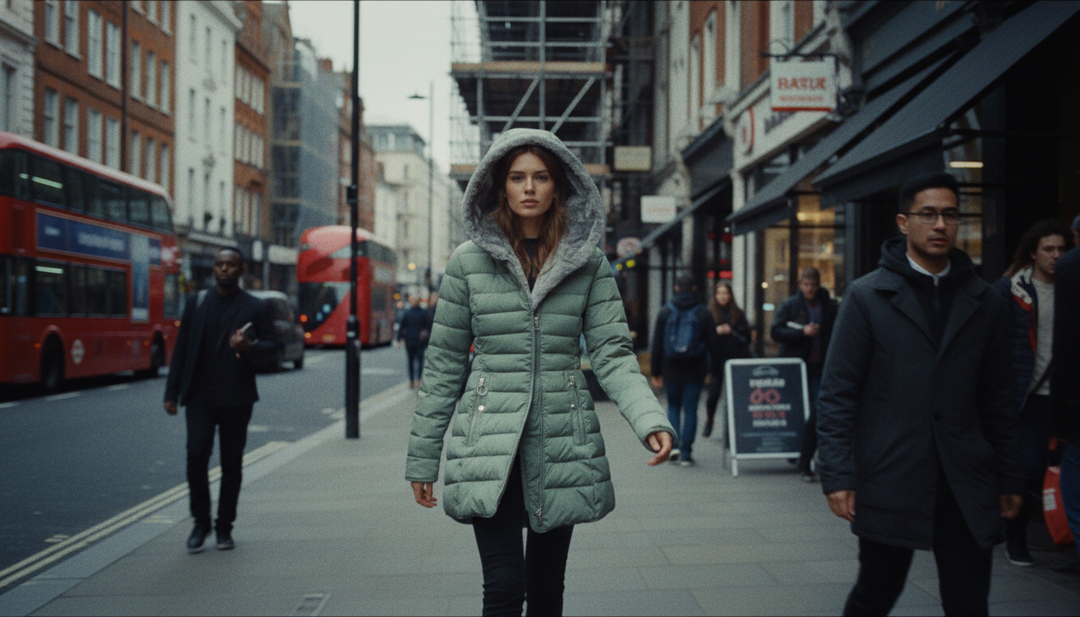 Katarzyna | Stylowa Kurtka Zimowa z Miękkim Futerkiem