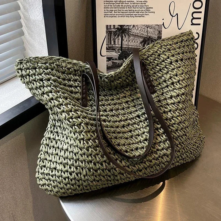 LARGE WOVEN TOTE BAG