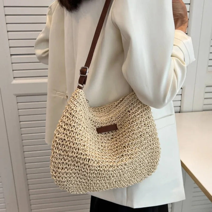 WOVEN SHOULDER BAG
