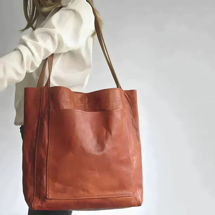 THESSALY | CLASSIC LEATHER TOTE