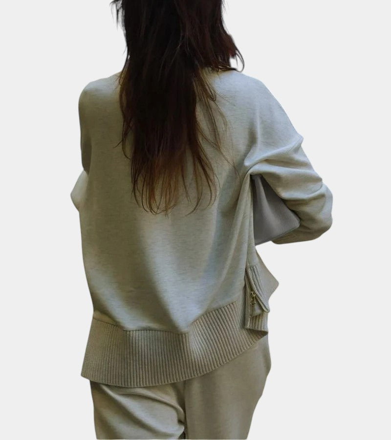 Lorena | Pikowany Zestaw Damski