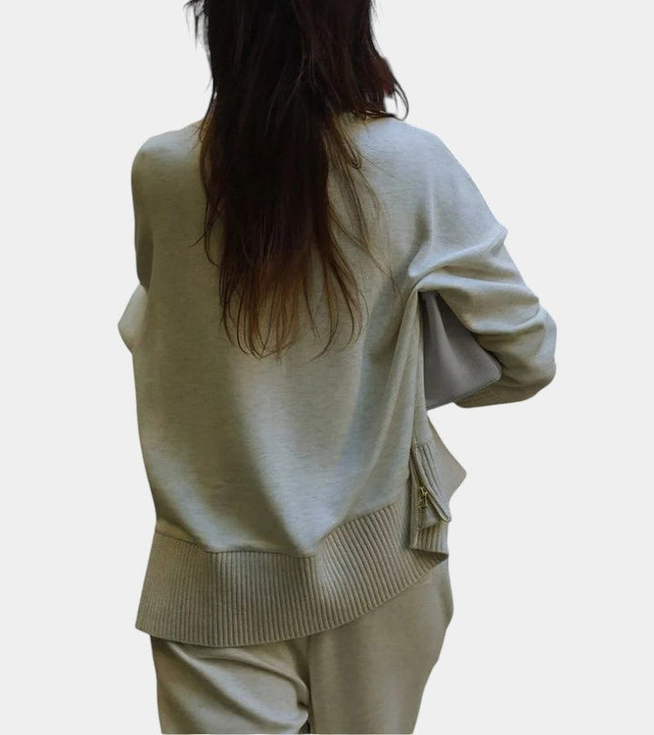 Lorena | Pikowany Zestaw Damski