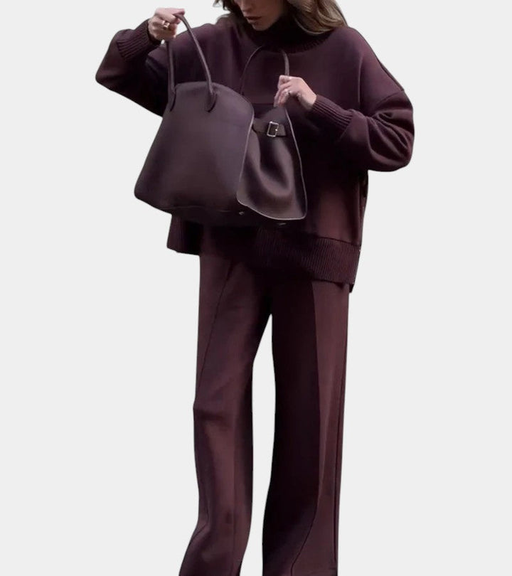 Lorena | Pikowany Zestaw Damski